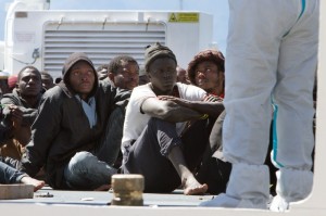 Migranti in fuga a Reggio Calabria