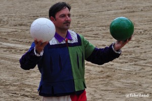 Calcio Storico Fiorentino 2016, semifinale Bianchi-Verdi