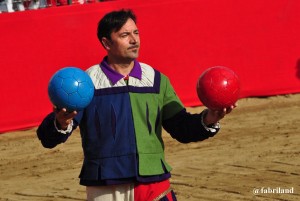 Calcio Storico Fiorentino 2016, semifinale Azzurri-Rossi