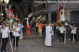 Processione rosetana dell’Assunta con i SS. Fausto, Donato e Rocco