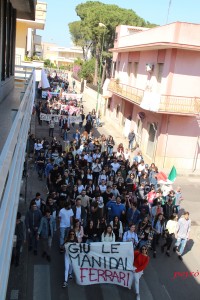 Manifestazione pro F. Ferrari