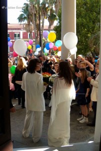 Il primo matrimonio civile tra due donne in città