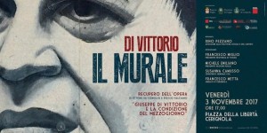 Il recupero e la consegna del murale in onore di Giuseppe Di Vittorio