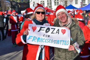 Seicento Babbi Natale in corsa per Francesco Matteo