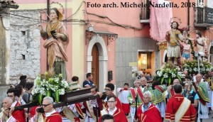 Processione dei SS. Patroni con omaggio all’Arciconfraternita del SS. Rosario