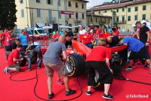 Formula 1, la Ferrari fa il pit stop a Prato